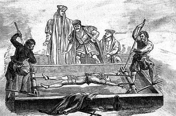 11. pedepse medievale - metode de tortura - tortura cu patul