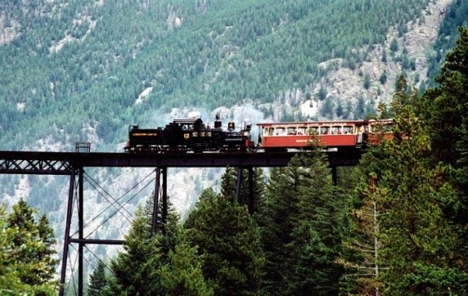 cele mai periculoase căi ferate din lume - Calea Ferata Georgetown Loop