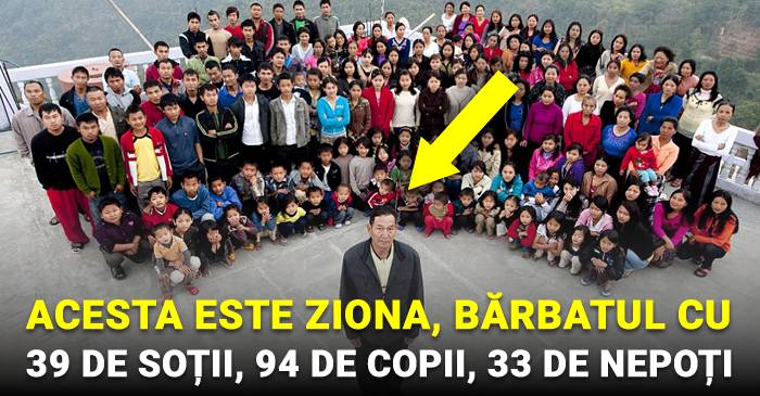 Acesta este Ziona, bărbatul cu 39 de soții, 94 de copii și 33 de nepoți FACEBOOK_compressed