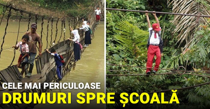 cele mai periculoase drumuri spre scoala - featured