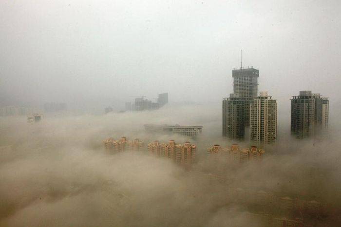 poluarea în china