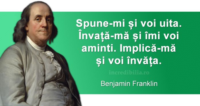 citate celebre benjamin franklin