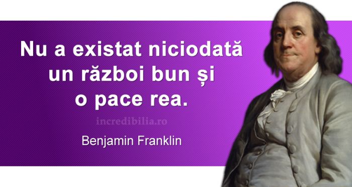 citate celebre benjamin franklin