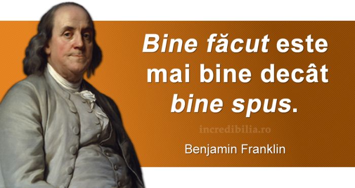citate celebre benjamin franklin