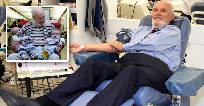 James Harrison, omul care a donat 551 litri de sânge în 60 de ani, salvând 2.4 milioane de copii featured_compressed