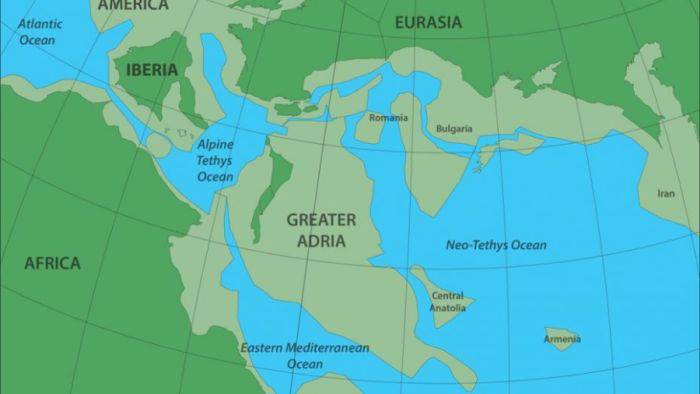 Adria Mare, continentul dispărut