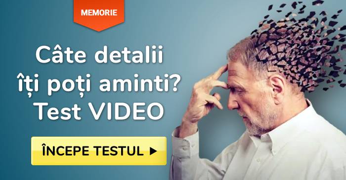 Cate detalii iti poti aminti - test video