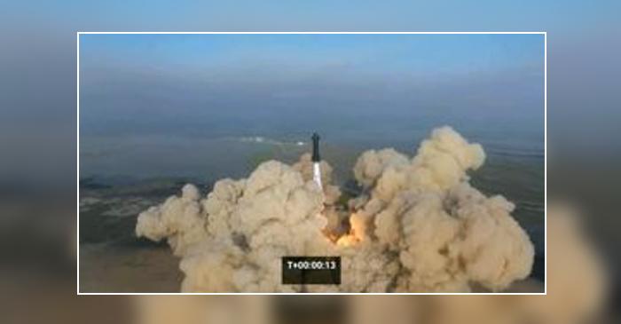 Momentul în care Starship, cea mai puternică rachetă din lume, explodează după 4 minute de la lansare