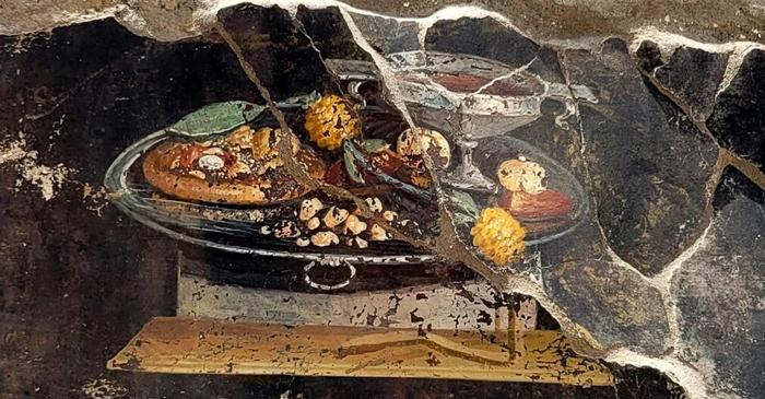 O frescă găsită recent în Pompeii nu arată o pizza, contrar entuziasmului inițial