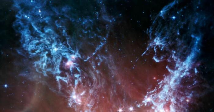 „Ochii” Telescopului Webb au surprins peisajul cosmic spectaculos din roiul NGC 346