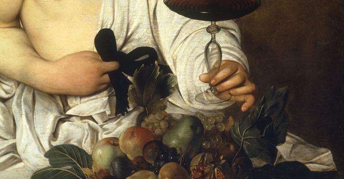 Un autoportret ascuns al lui Caravaggio din tabloul „Bacchus", descoperit de experți italieni