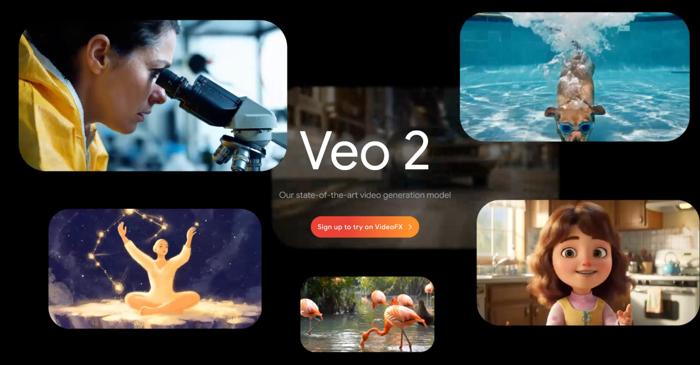 Google integrează generatorul video Veo 2 în platforma Gemini Advanced