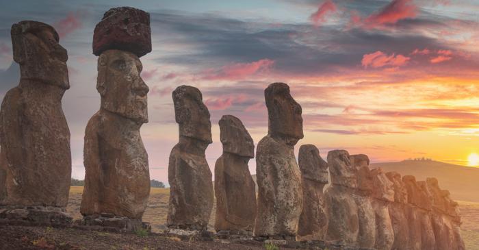 Statuile moai din Insula Paștelui ascund secretele strămoșilor polinezieni