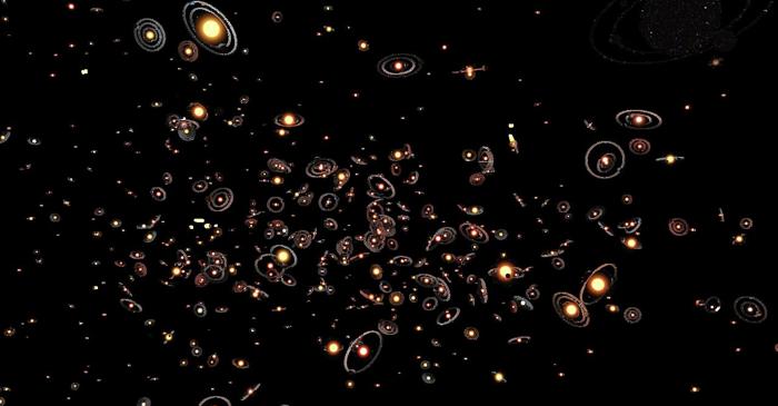 Materia întunecată ar putea transforma planetele gigantice în găuri negre