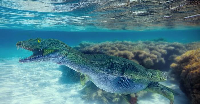 Primul Lariosaurus cu piele conservată dezvăluie un stil unic de înot din urmă cu 240 de milioane de ani