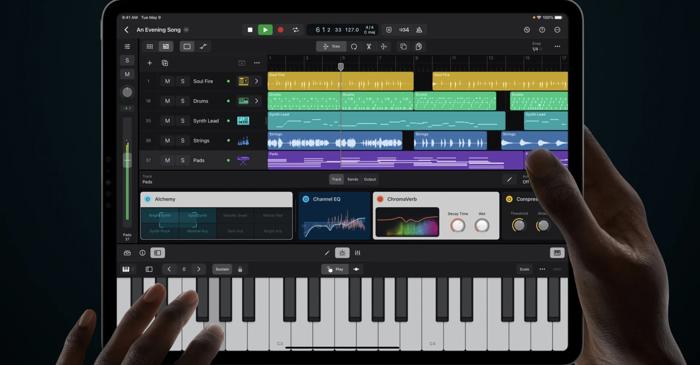 Logic Pro pentru iPad transformă orice cameră într-un studio de înregistrări cu interfețe audio USB-C