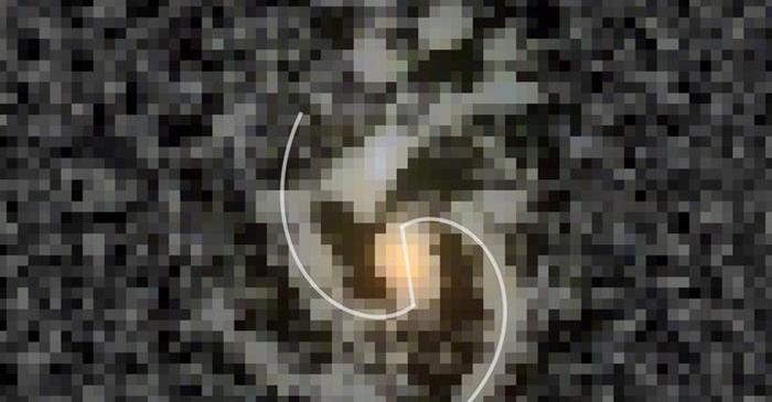 O galaxie cu bară stelară s-a format la doar două miliarde de ani după Big Bang
