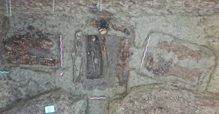 O necropolă romană cu 34 de morminte a fost descoperită sub viitorul Spital Municipal din Constanța