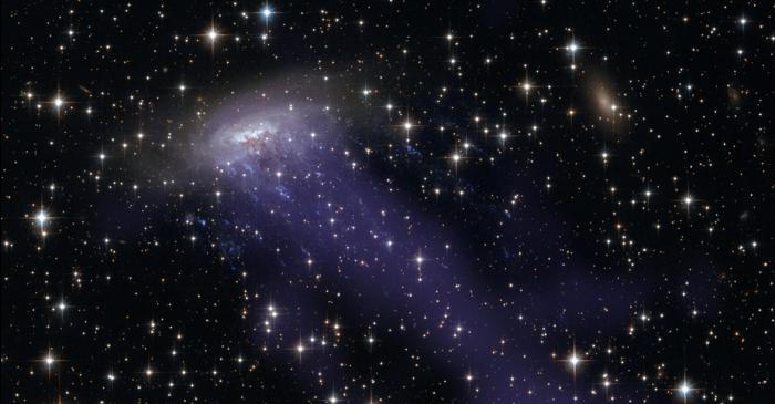 Unde se nasc stelele într-o galaxie-meduză îndepărtată?
